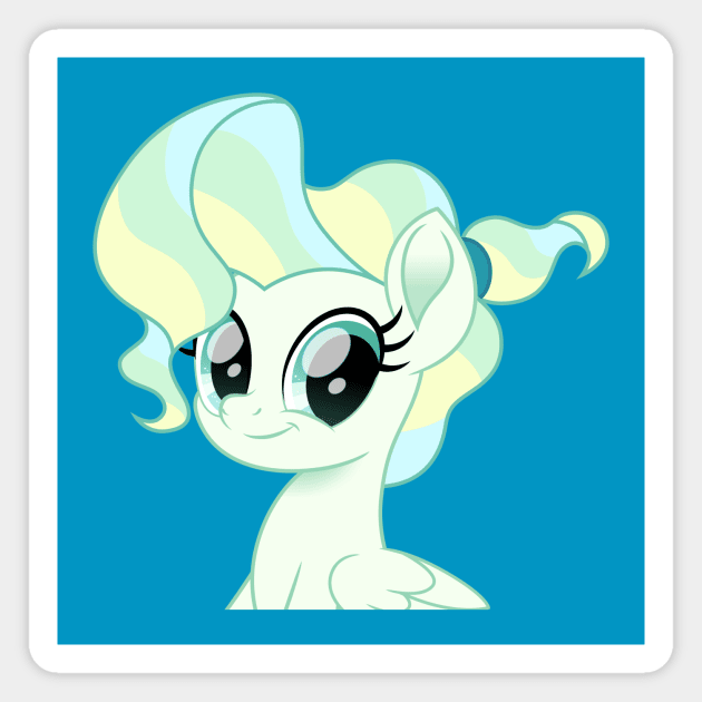 Vapor Trail portrait short mane Magnet by CloudyGlow